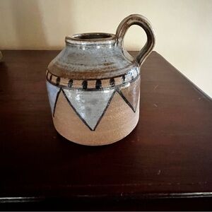 Art Pottery Small Jug Vase Signed